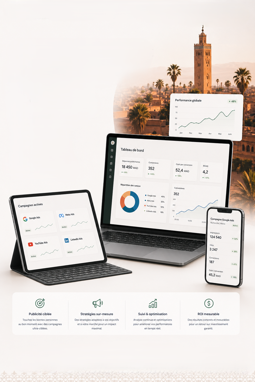 Agence publicité en ligne à Marrakech  Google Ads & Facebook Ads au Maroc