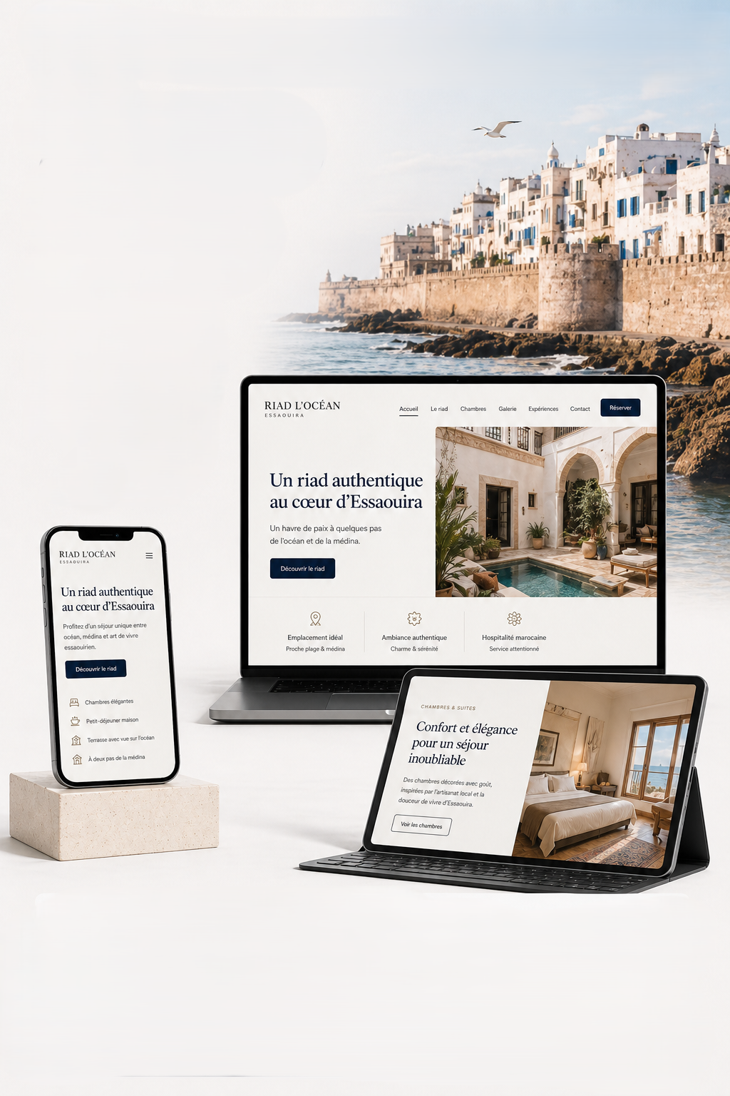 Équipe agence web OneClick Essaouira