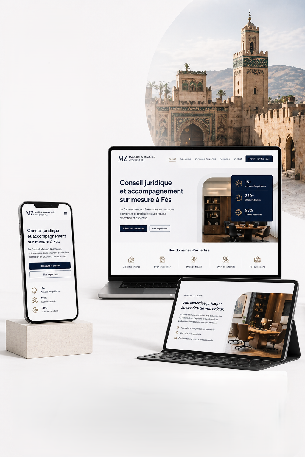 Équipe agence web OneClick Fès