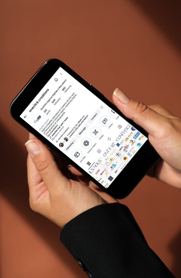 Équipe de l'agence web OneClick à Agadir