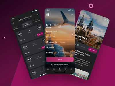 Airline App - Application voyage par OneClick
