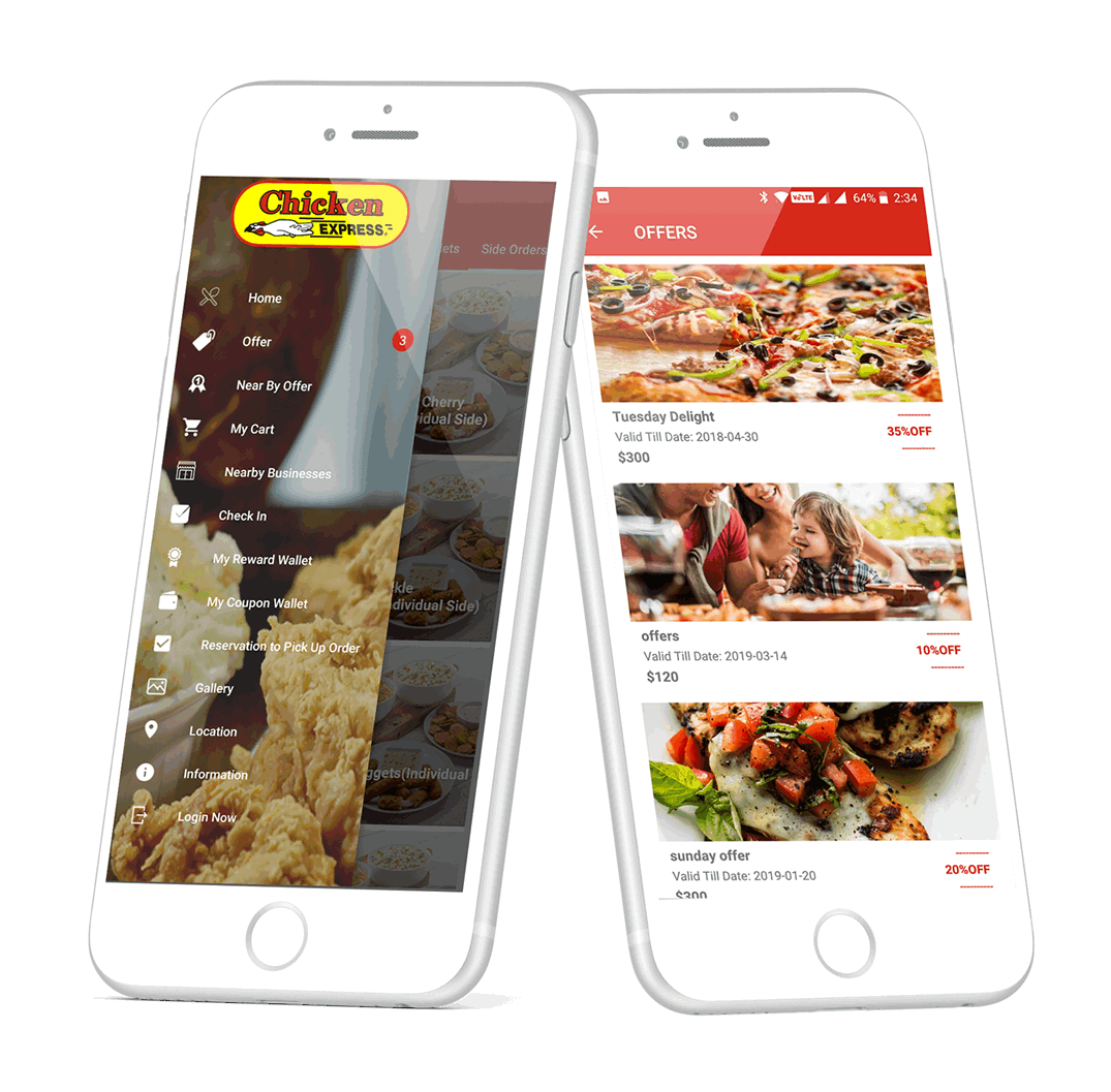 Food OneClick - Application de restauration par OneClick