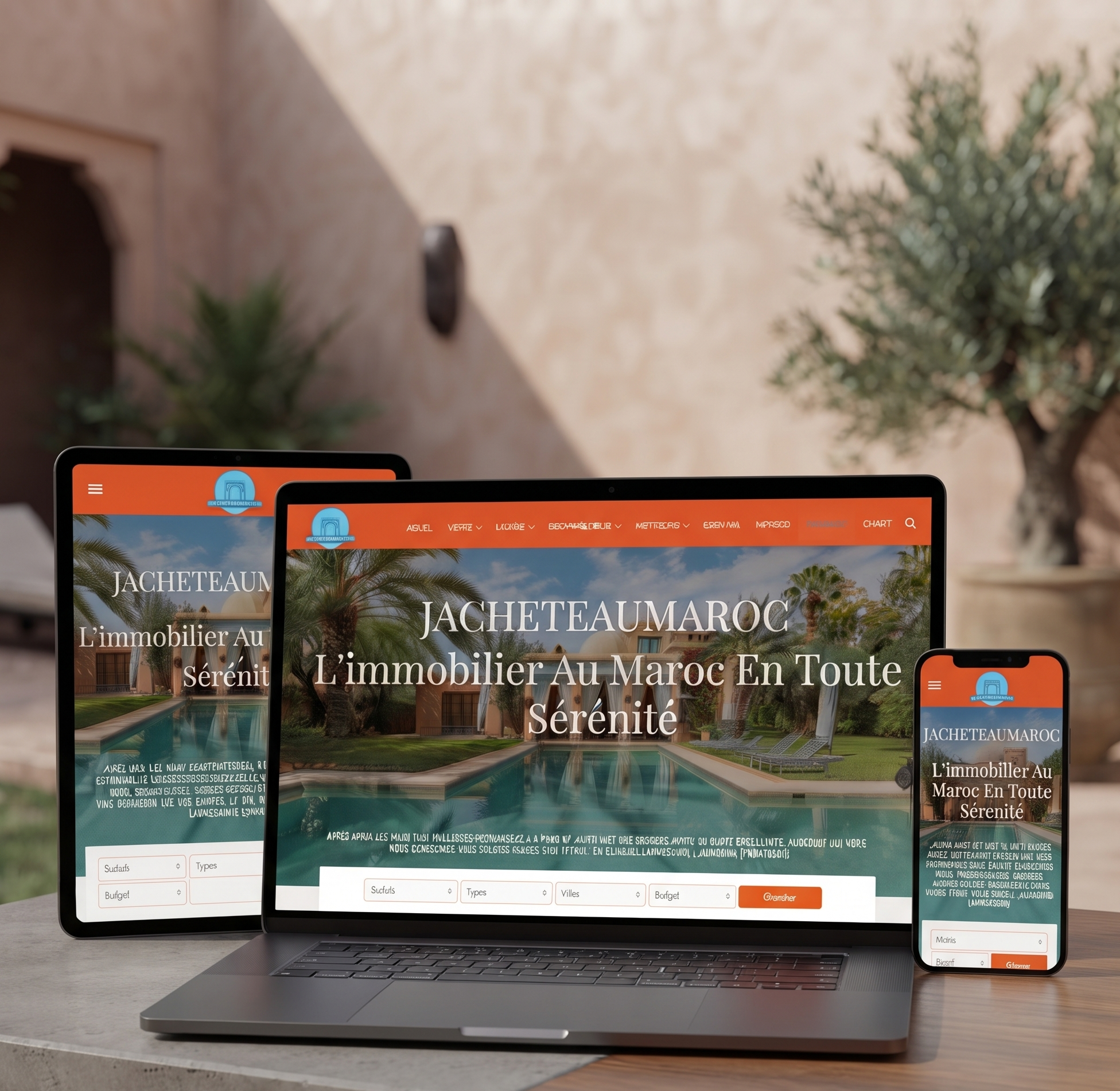 Équipe agence web OneClick Safi